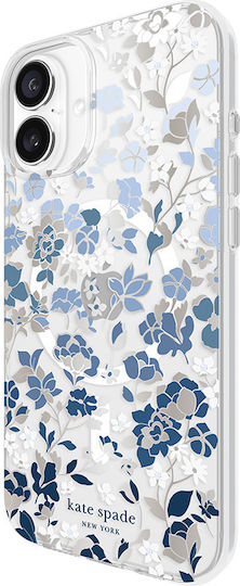 Kate Spade New York Protective Gems Magsafe Iphone 16 Plus Case Flowerbed Blue