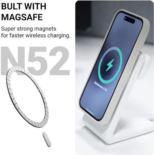 Crong Color Cover Magnetic iPhone 16 Magsafe Carcasă Neagră