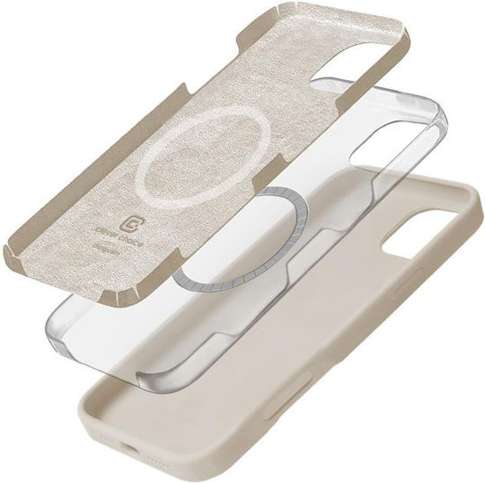 Crong Color Cover Magnetic Iphone 16 Pro Magsafe Case Stone Beige