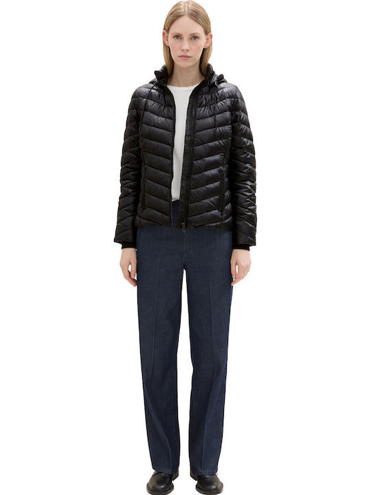 Scurtă Jachetă de femei Puffer Deep Black