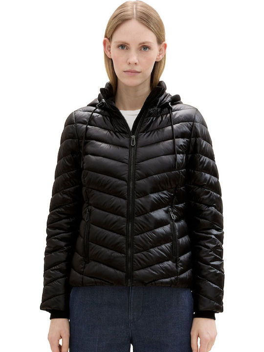 Scurtă Jachetă de femei Puffer Deep Black