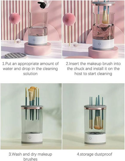 Makeup Brush Cleaning Container