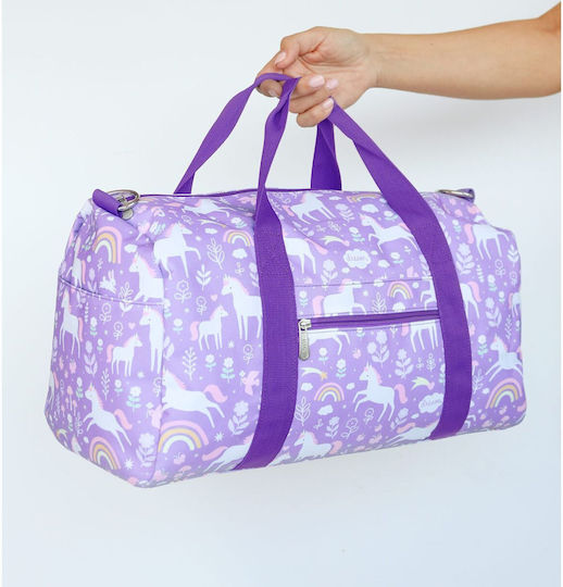 A Little Lovely Company Weekend Bag Σακ Βουαγιάζ Μωβ Υφασμάτινο Μ46xΠ22xΥ25εκ.