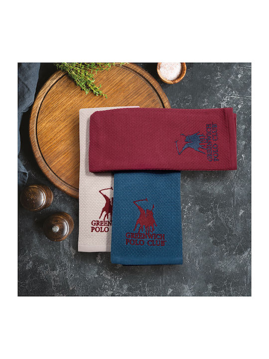 Greenwich Polo Club 2803 Towel from 100% Cotton in Brown Color 40x60cm 2pcs