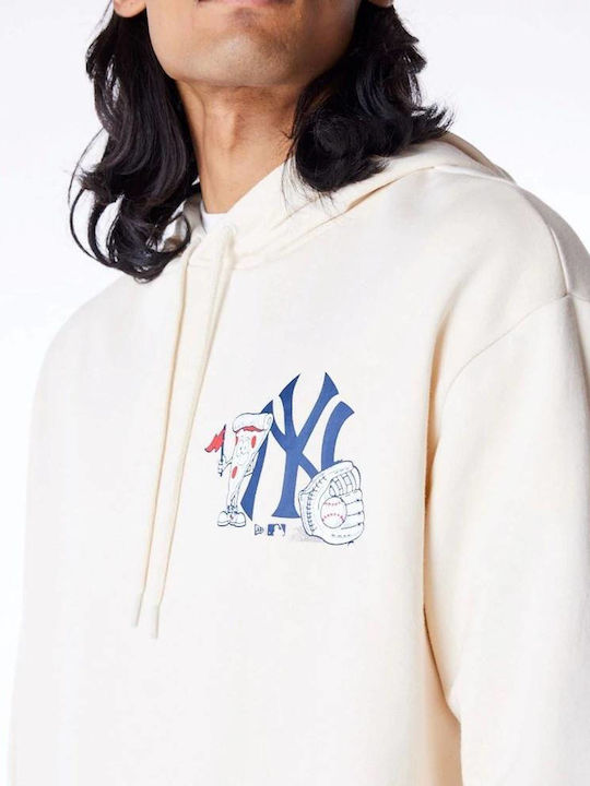 New York Yankees Φούτερ με Κουκούλα Sand