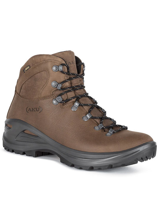 Aku Tribute Ii Men's Hiking Boots Waterproof with Gore-Tex Membrane Brown