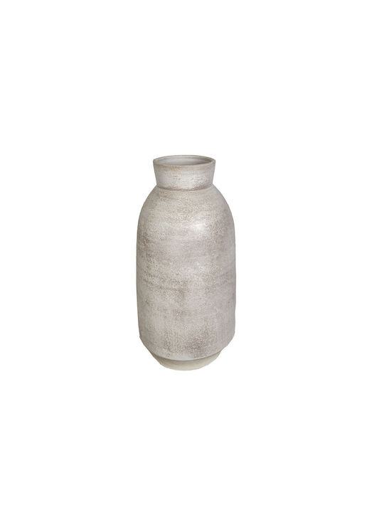 Romimex Decorative Vase Gray 18x18x40cm