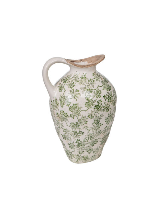 Romimex Decorative Vase Green 14x13x23cm