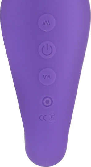 Kinksters Trägerlos Strap On mit Dildo mit Vibration in Lila Farbe