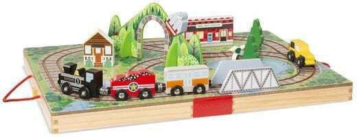 Melissa & Doug Vehicle Play Set made of Wood for 36++ Months