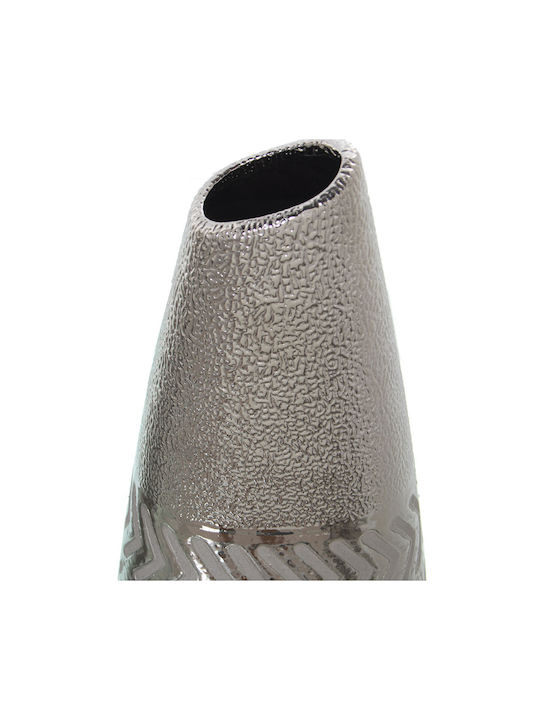 Alexandra House Living Decorative Vase Silver 12x7x35cm