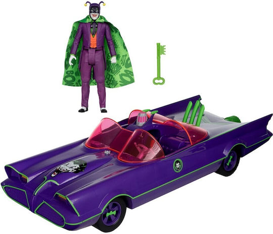 Dc Retro Action-Figur Fahrzeug Batman 66 Batmobil Joker Gold Label
