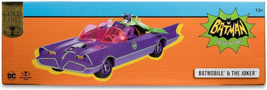 Dc Retro Action-Figur Fahrzeug Batman 66 Batmobil Joker Gold Label