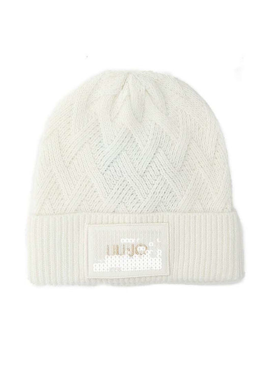 Liu Jo Beanie Frauen Beanie Gestrickt in Weiß Farbe