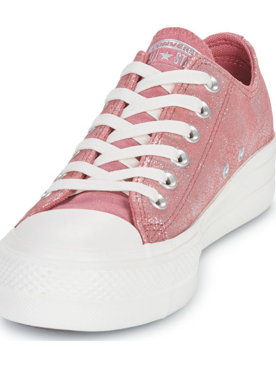 Lift Damen Flatforms Sneakers Rosa