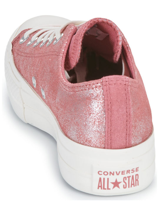 Lift Damen Flatforms Sneakers Rosa