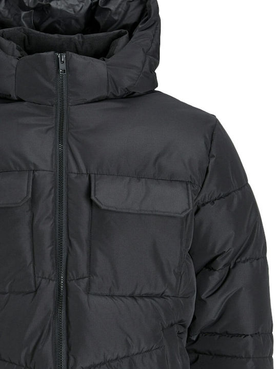 Jack & Jones Geacă pentru bărbați Puffer Negru