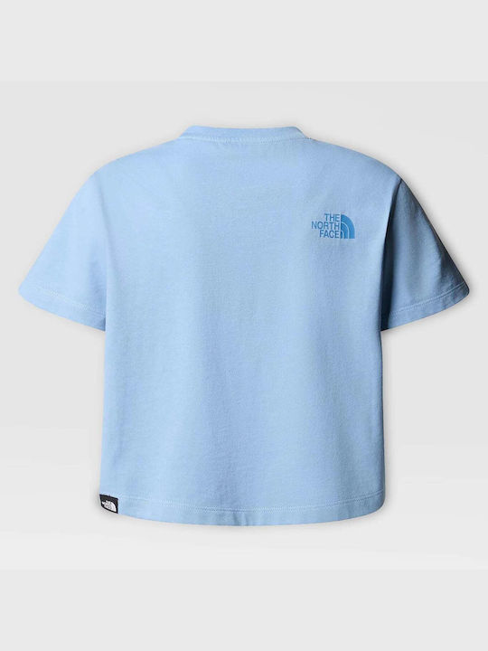 The North Face Kinder-Crop-Top Kurzarm Blau