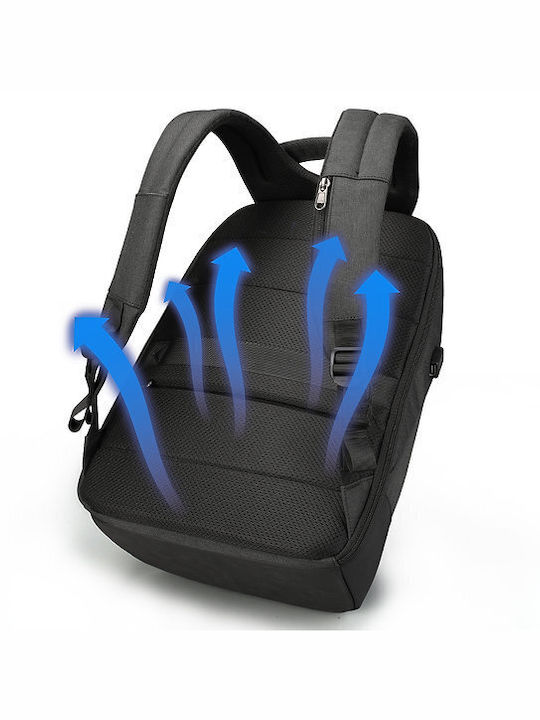 Tigernu Τσάντα Πλάτης για Laptop σε Μαύρο χρώμα