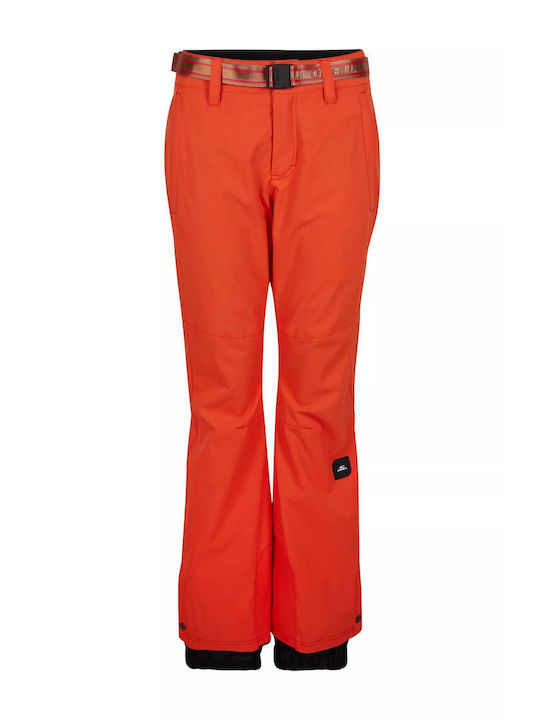 O'neill 1P8017-3013 Women's Trousers for Ski & Snowboard Red