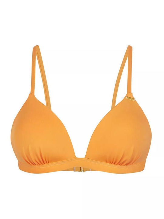 O'neill Triangle Bikini Top with Adjustable Straps Orange