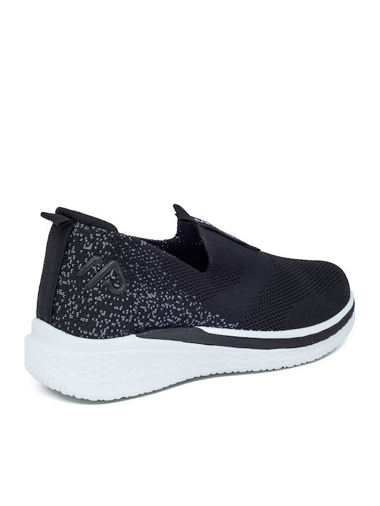 Damen Slip-Ons Schwarz