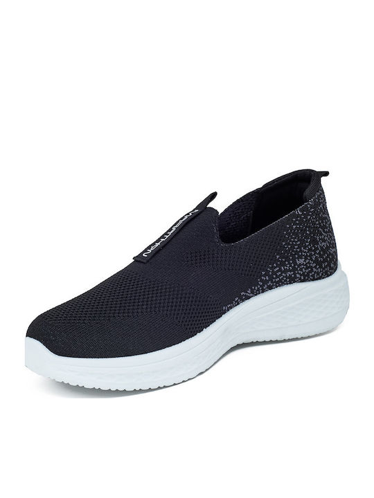 Damen Slip-Ons Schwarz