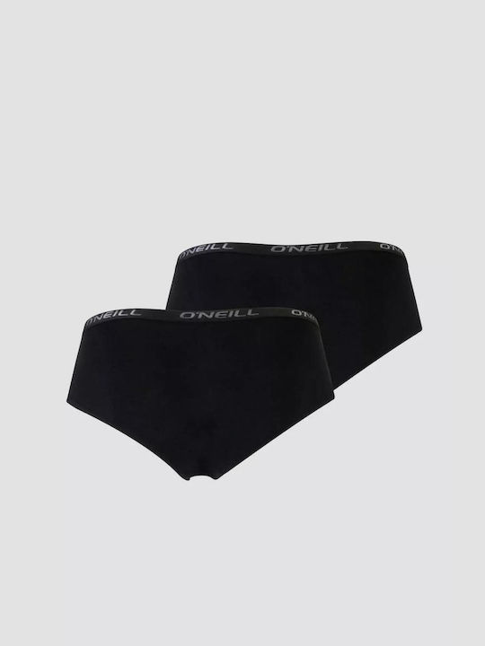 O'neill Cotton Women's Slip 2Pack Black