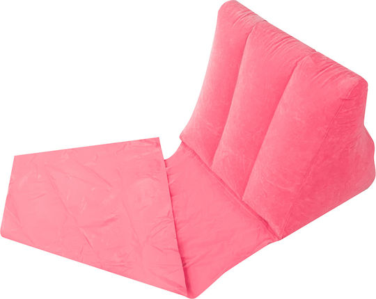 Beach Mat Beach Chair Inflatable Backrest Pink