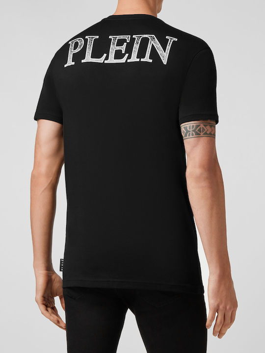 Philipp Plein Herren T-Shirt Kurzarm Black