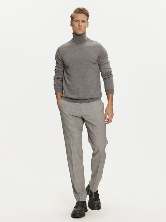 Hugo Boss Men's Long Sleeve Sweater Turtleneck GRI