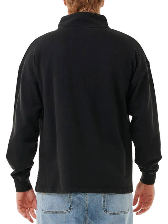 Rip Curl Men's Long Sleeve Blouse with Zipper Black