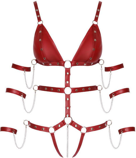 Bad Kitty Strap Body Red Xl