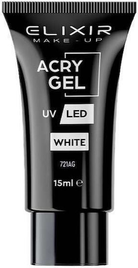 Elixir Acrygel Νυχιών Λευκό 15ml