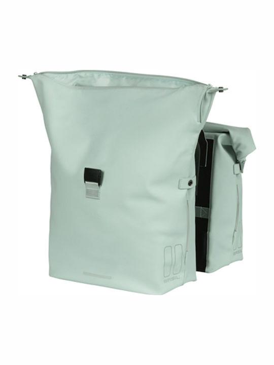 Basil Bicycle Rack Bag Green