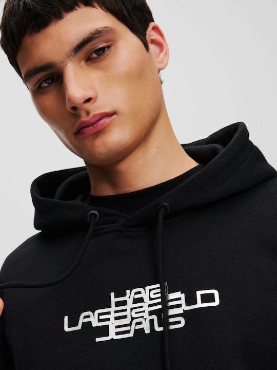Sweatshirt with Hood Black