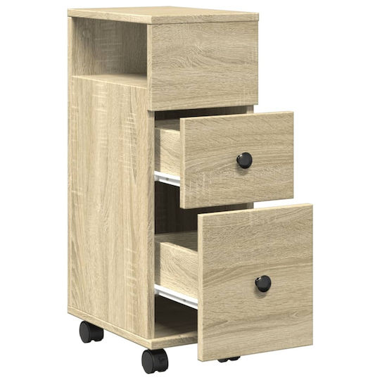 vidaXL Bathroom Cabinet L23xW33xH65cm Sonoma