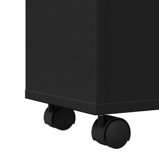 vidaXL Cabinet de baie L23xA33xÎ65cm Negru