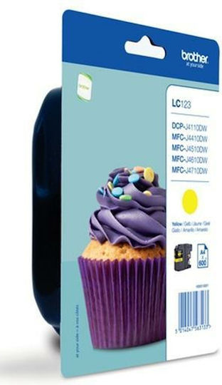 Brother LC123 Original InkJet Printer Ink Yellow