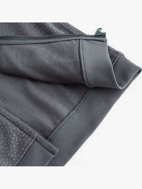 Cardigan pentru copii cu Glugă Negru