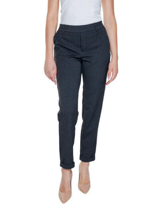 Vero Moda Women's Fabric Trousers Black