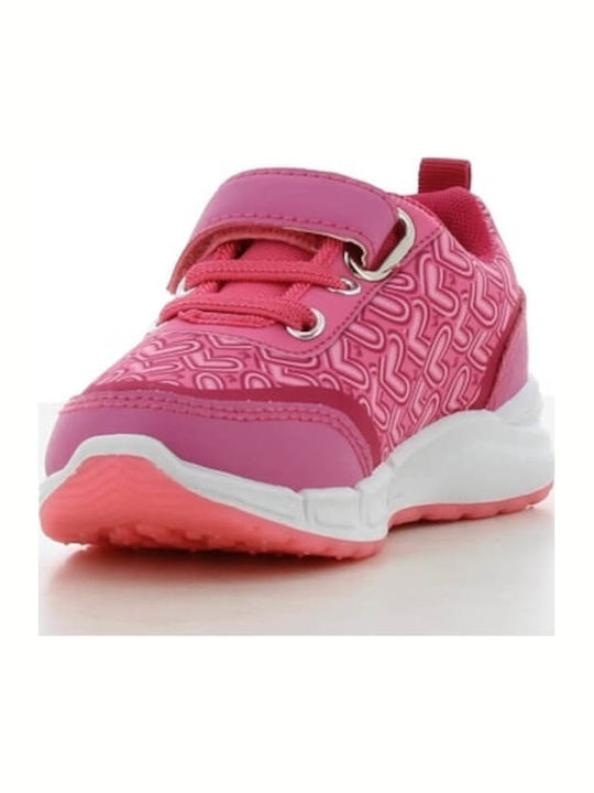Παιδικά Sneakers με Σκρατς Φούξια