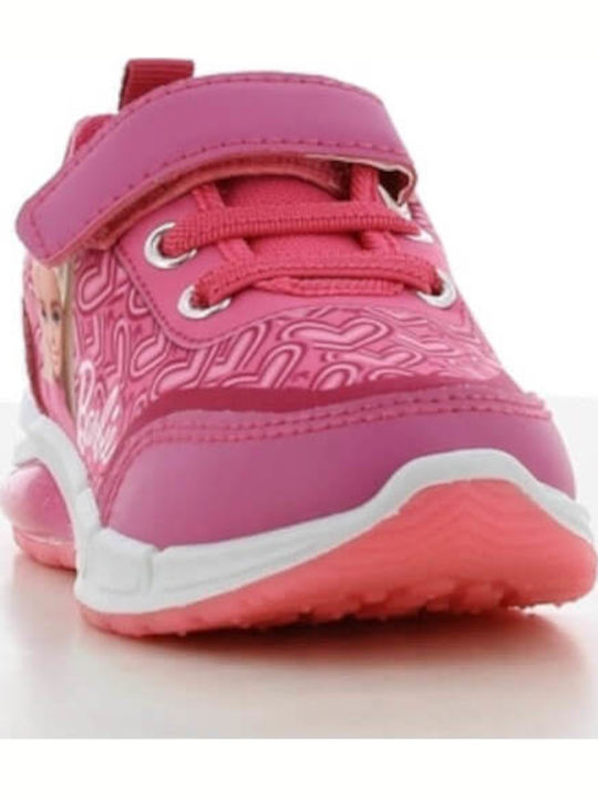 Παιδικά Sneakers με Σκρατς Φούξια
