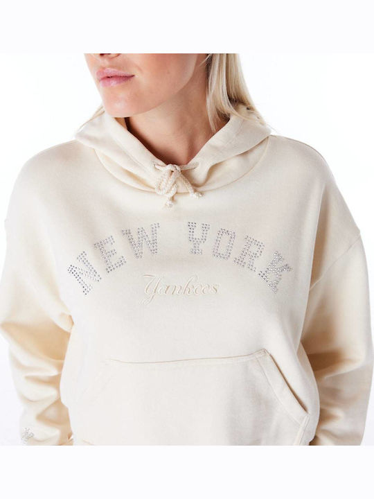New Era New York Yankees Sweatshirt Sand with Hood