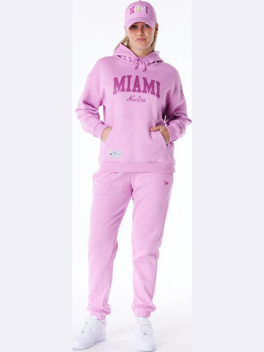 Hero Women's Sweatshirt Hooded Baby Pink