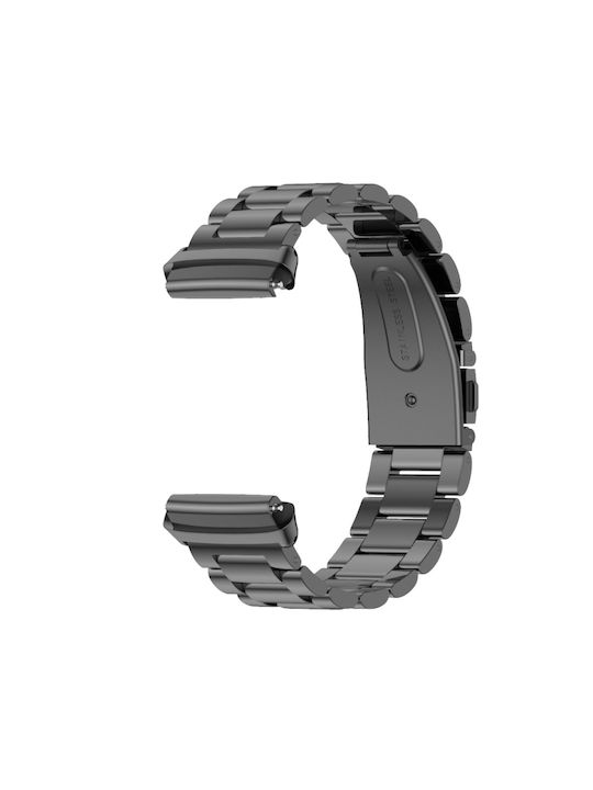 Mijobs Three-bead Metal Λουράκι Ανοξείδωτο Ατσάλι Μαύρο (Redmi Watch 3 Active)