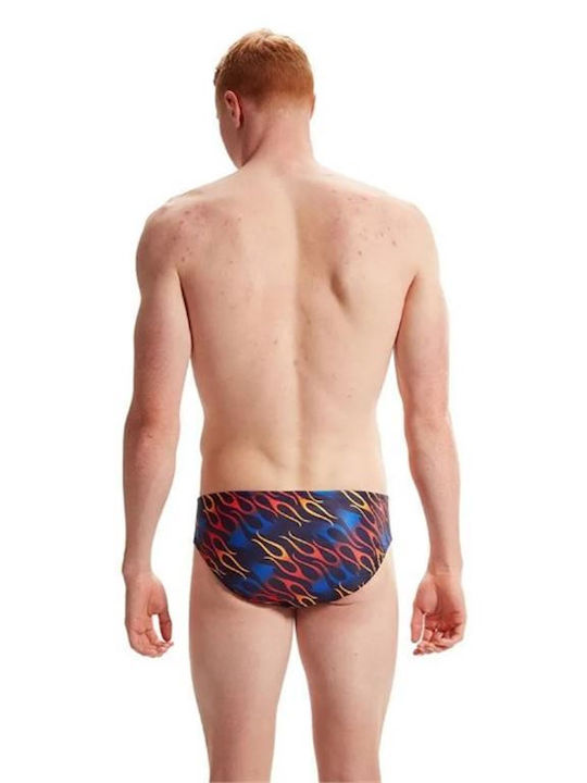 Speedo Allover Digital Brief Андрически Бански Слип