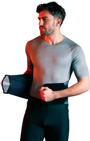 Thuasne Sport Strapping Line Ελαστική Ζώνη Για Ανακούφιση Από Πόνο με Μπανέλες σε Μαύρο χρώμα