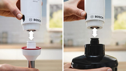 Bosch Serie 4 Ραβδομπλέντερ με Ανοξείδωτη Ράβδο 600W Μαύρο