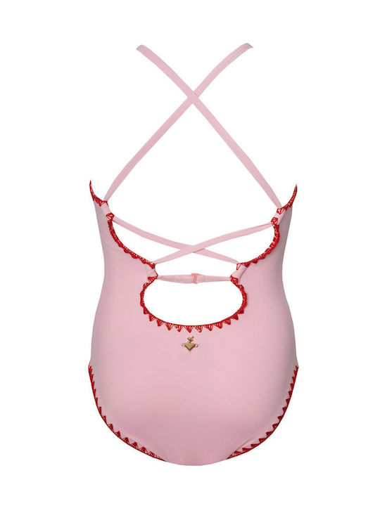 SugarFree Kids Swimwear One-Piece Pink